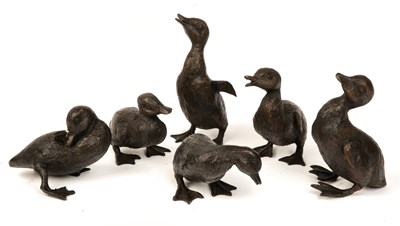 Lot 116 - A group of six ducklings