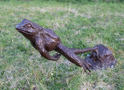 Lot 1246 - John Cox (British 1952-2014), Leaping Frog