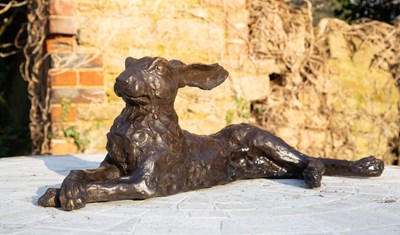 Lot 1269 - John Cox (British 1952-2014), Resting Hare