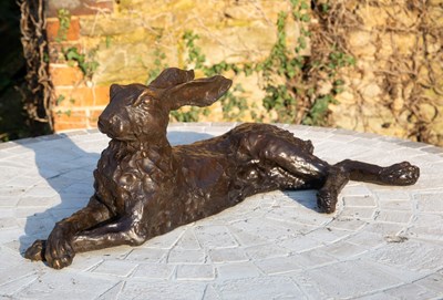 Lot 1269 - John Cox (British 1952-2014), Resting Hare