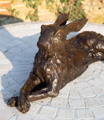 Lot 1269 - John Cox (British 1952-2014), Resting Hare