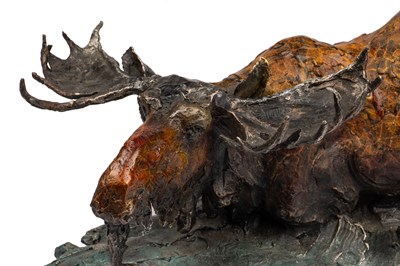 Lot 223 - B. C. Zheng, Contemporary (Chinese), moose