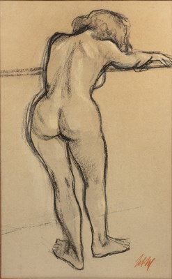 Lot 344 - Maurice Mann (1921-1997) Nude dancer at the...