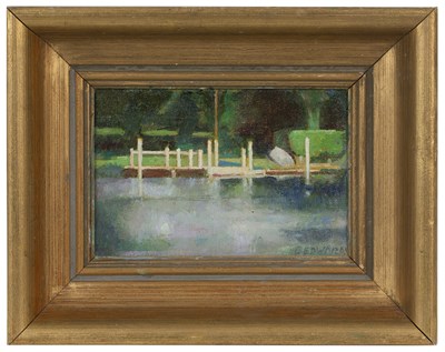 Lot 253 - Ernest Edwards (1914-2006) Landing stage,...