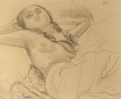 Lot 131 - Jacob Epstein (1880-1959) Sunita signed (upper...