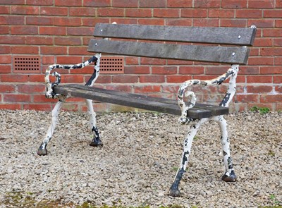 Lot 1259 - A garden bench