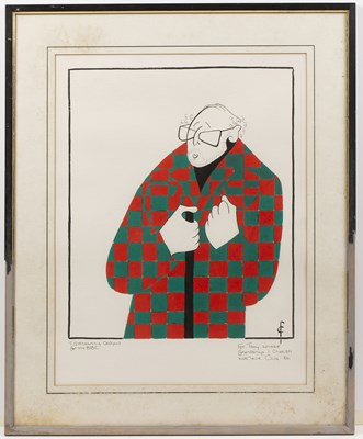 Lot 334 - Clive Francis (b. 1946) 'Caricature of Anthony...