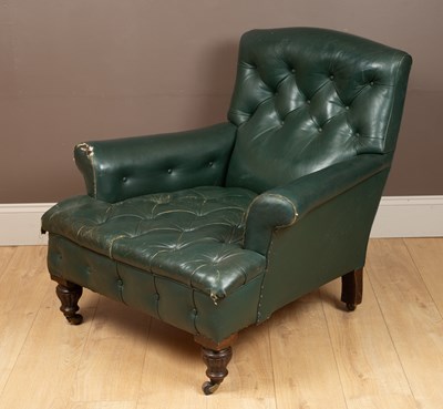 Lot 8 - A Howard style armchair