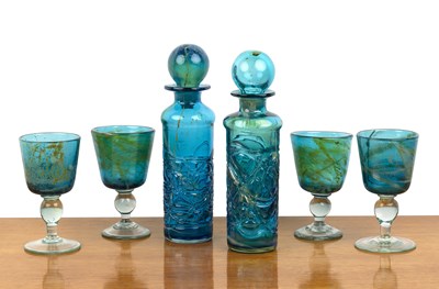 Lot 460 - Group of Mdina glassware  to include: two...