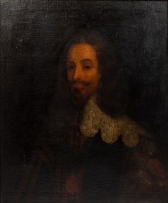 Lot 1108 - 19th century British School in the manner of Anthony Van Dyck, a portrait of Charles I