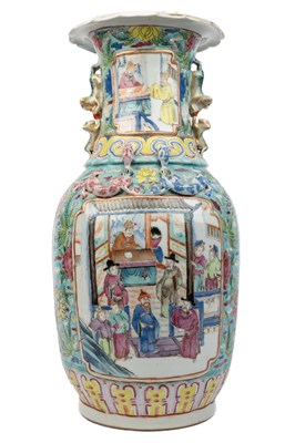 Lot 1008 - A Chinese famille vert vase