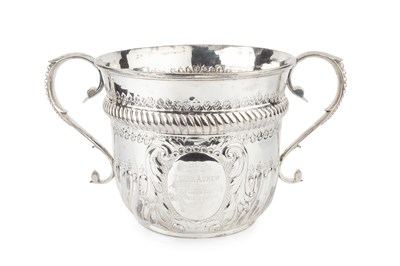 Lot 924 - A late Victorian silver twin handled oversized...