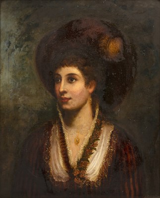 Lot 364 - 19th century English school Portrait of a lady...