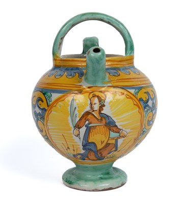 Lot 1036 - An Urbino Majolica wet drug jar