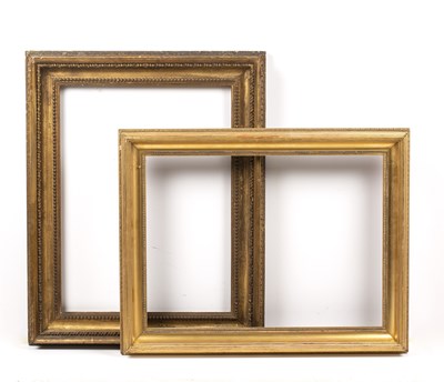 Lot 459 - An early 19th century gilt frame, the concave...