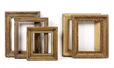 Lot 460 - An early 19th century giltwood and gesso frame,...