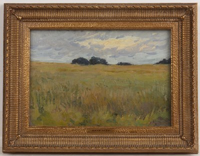 Lot 378 - Hans Iten (1874-1930) The Meadow, inscribed...