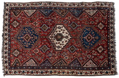 Lot 327 - A 20th century hand-woven Luri rug