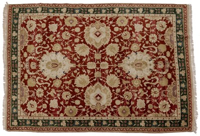 Lot 170 - An Indian Agra palace carpet