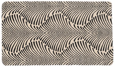 Lot 108 - A modern zebra patterned rug