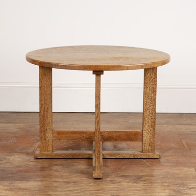 Lot 8 - Heals oak, circular occasional table, with...