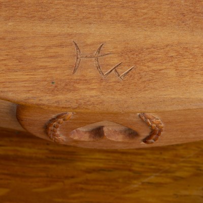 Lot 44 - Healy family Shaker box black walnut, signed...