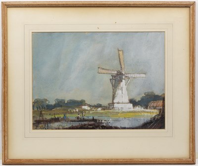 Lot 378 - Cecil Arthur Hunt (1873-1965) 'Dutch Mill',...