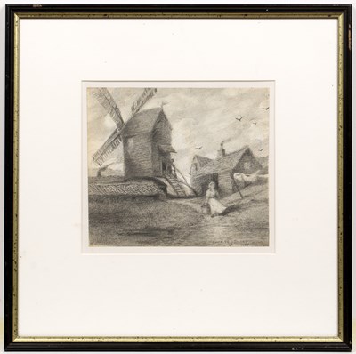 Lot 417 - Charles J Smart (fl. 1867-1891) 'Outwood Mill,...