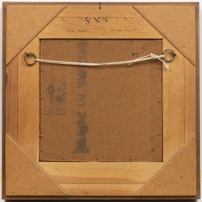 Lot 320 - Brenda King (1934-2011) 'Pink Rose', signed...