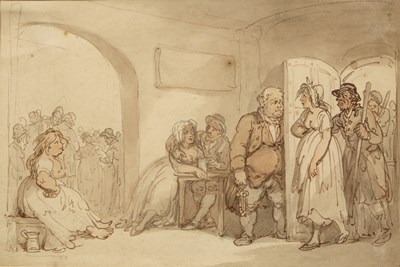 Lot 416 - Thomas Rowlandson (1756-1827) The Brothel, pen,...