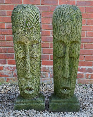 Lot 1306 - Two large decorative masks