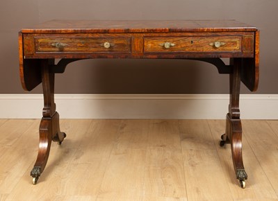 Lot 347 - A Regency rosewood sofa table