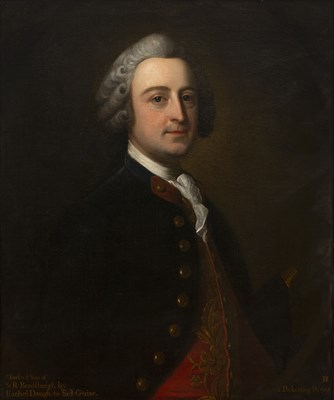 Lot 444 - Henry Pickering (c.1720-c.1775) Portrait of...