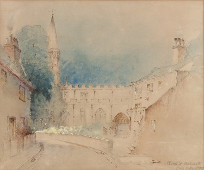 Lot 490 - Cecil Arthur Hunt (1873-1965) Church St,...