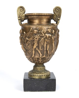 Lot 400 - A bronze scale model of The Townley Vase