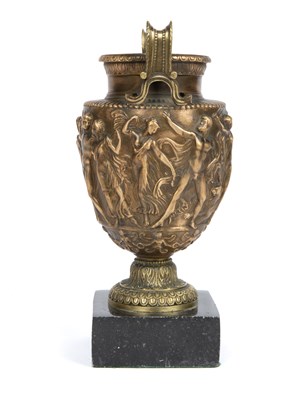 Lot 400 - A bronze scale model of The Townley Vase