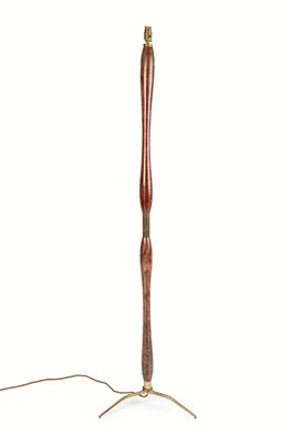 Lot 818 - Italian School Floor lamp, circa 1950 brass...