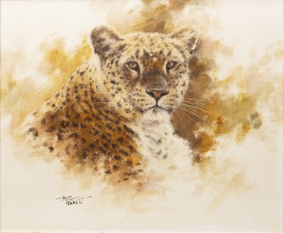 Lot 97 - Tony Forrest (b. 1961) Leopard and snow...