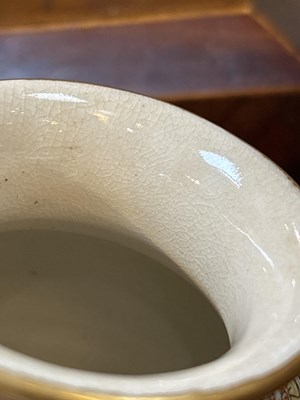 Lot 25 - A pair of Japanese Meiji Satsuma porcelain...