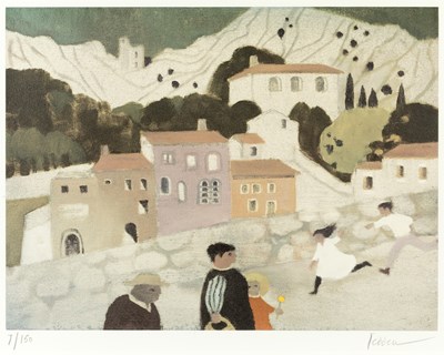 Lot 9 - Mary Fedden (1915-2012) Oppede le Vieux 7/150,...