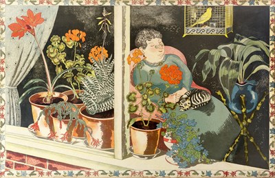 Lot 135 - John Northcote Nash (1893-1977) Window Plants,...