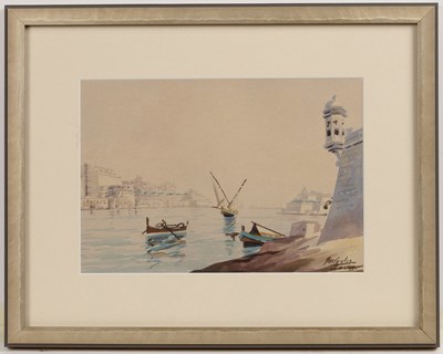 Lot 149 - J. Galin (20th Century School) 'Malta', two...