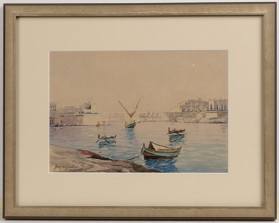 Lot 149 - J. Galin (20th Century School) 'Malta', two...