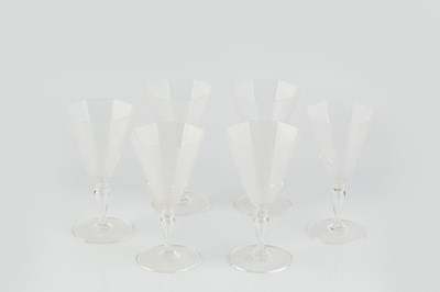 Lot 763 - Murano A set of six Salviati wine glasses...