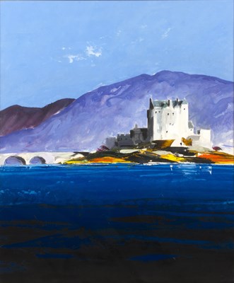 Lot 220 - Donald Hamilton Fraser (1929-2009) Eilan Donan...