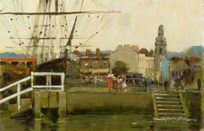 Lot 181 - John Haskins (b.1938) All Ashore for Greenwich...