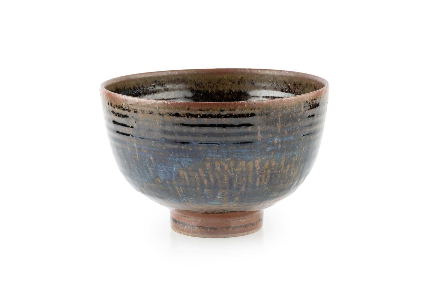 Lot 692 - Len Hollman (20th Century) Footed bowl tenmoku...