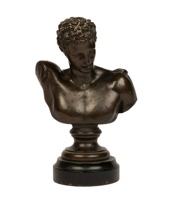 Lot 233 - A bust of an athlete after the antique