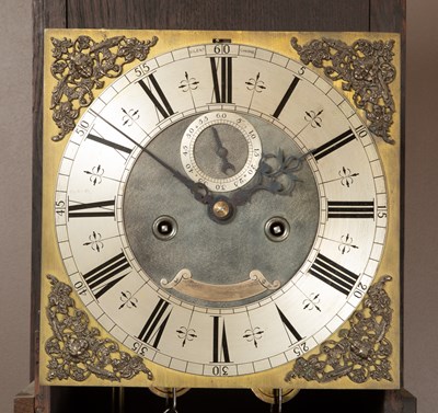 Lot 28 - A Gillett & Johnston eight-day quarter-chiming regulator longcase clock