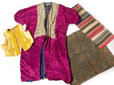 Lot 274 - Small group of Ottoman textiles Turkish...